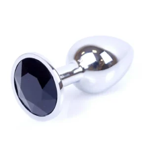 Plug-Jewellery Silver PLUG- Black