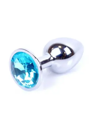 Plug-Jewellery Silver PLUG- Light Blue