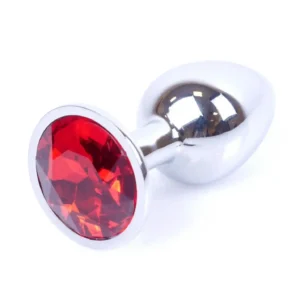 Plug-Jewellery Silver PLUG- Red
