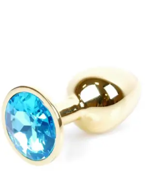 MyLove Toys - Jewellery Gold PLUG- Light Blue