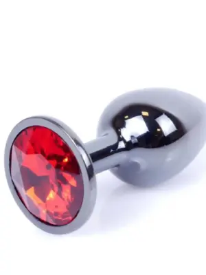MyLove Toys - Jewellery Dark Silver PLUG- Red