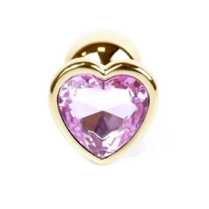 MyLove Toys - Jewellery Gold  Heart PLUG- Rose