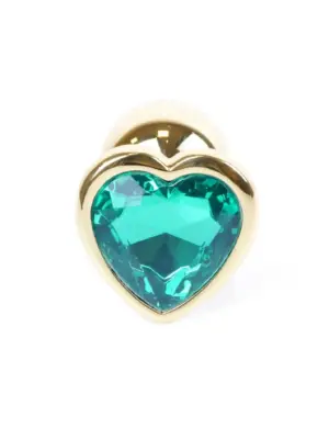MyLove Toys - Jewellery Gold  Heart PLUG- Green
