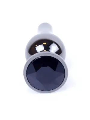 MyLove Toys - Jewellery Dark Silver BUTT PLUG- Black