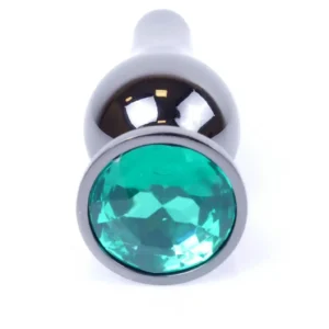 MyLove Toys - Jewellery Dark Silver BUTT PLUG- Green