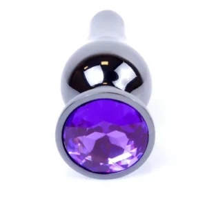 MyLove Toys - Jewellery Dark Silver BUTT PLUG- Purple
