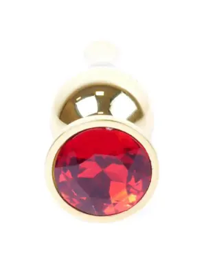 MyLove Toys - Jewellery Gold BUTT PLUG- Red