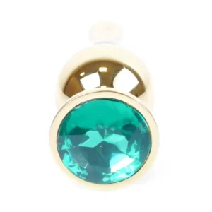 MyLove Toys - Jewellery Gold BUTT PLUG- Green