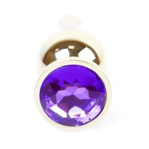 MyLove Toys - Jewellery Gold BUTT PLUG- Purple