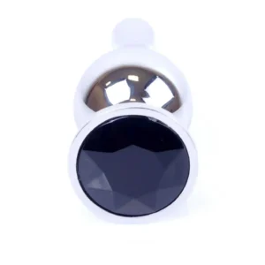 MyLove Toys - Jewellery Silver BUTT PLUG- Black