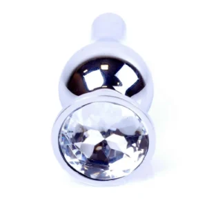 MyLove Toys - Jewellery Silver BUTT PLUG- Clear