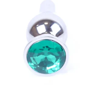 MyLove Toys - Jewellery Silver BUTT PLUG- Green