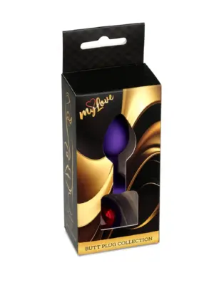 MyLove Toys - Jewellery Purple Silicone PLUG Small