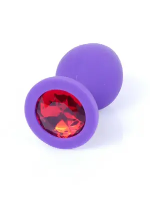 MyLove Toys - Jewellery Purple Silicone PLUG Medium