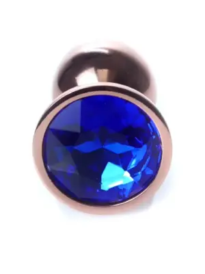 MyLove Toys - Jewellery Red Gold PLUG- Dark Blue
