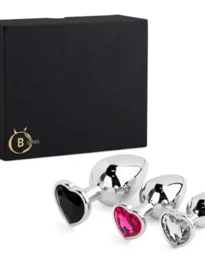 Jewellery - Silver Heart PLUG - SET