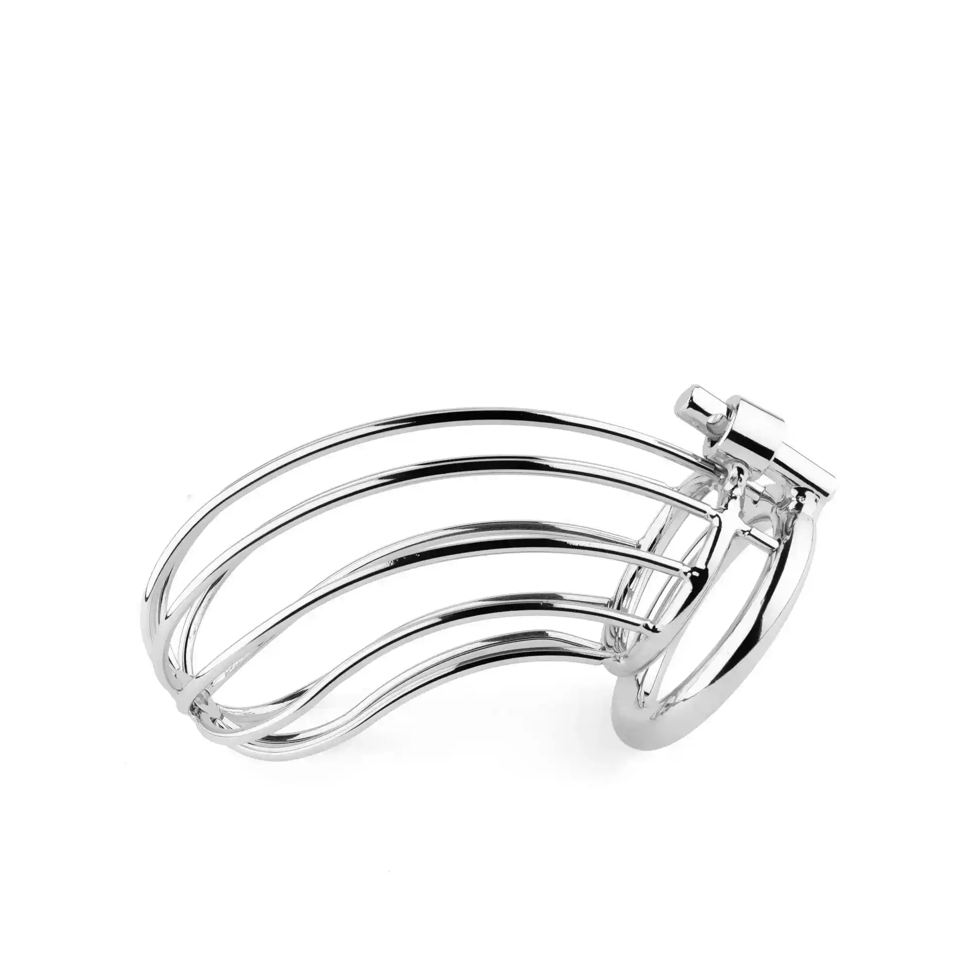 Metal Penis Cock Cage - Regular - obrazek 3