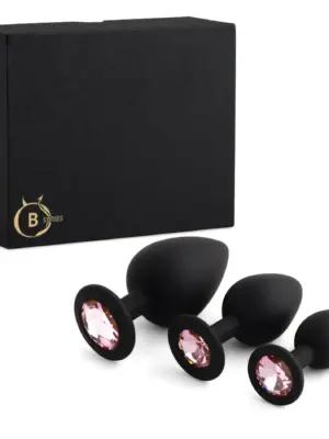 Jewellery - Silicone PLUG - SET Black