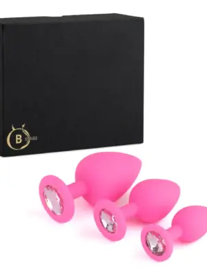 Jewellery - Silicone PLUG - SET Pink
