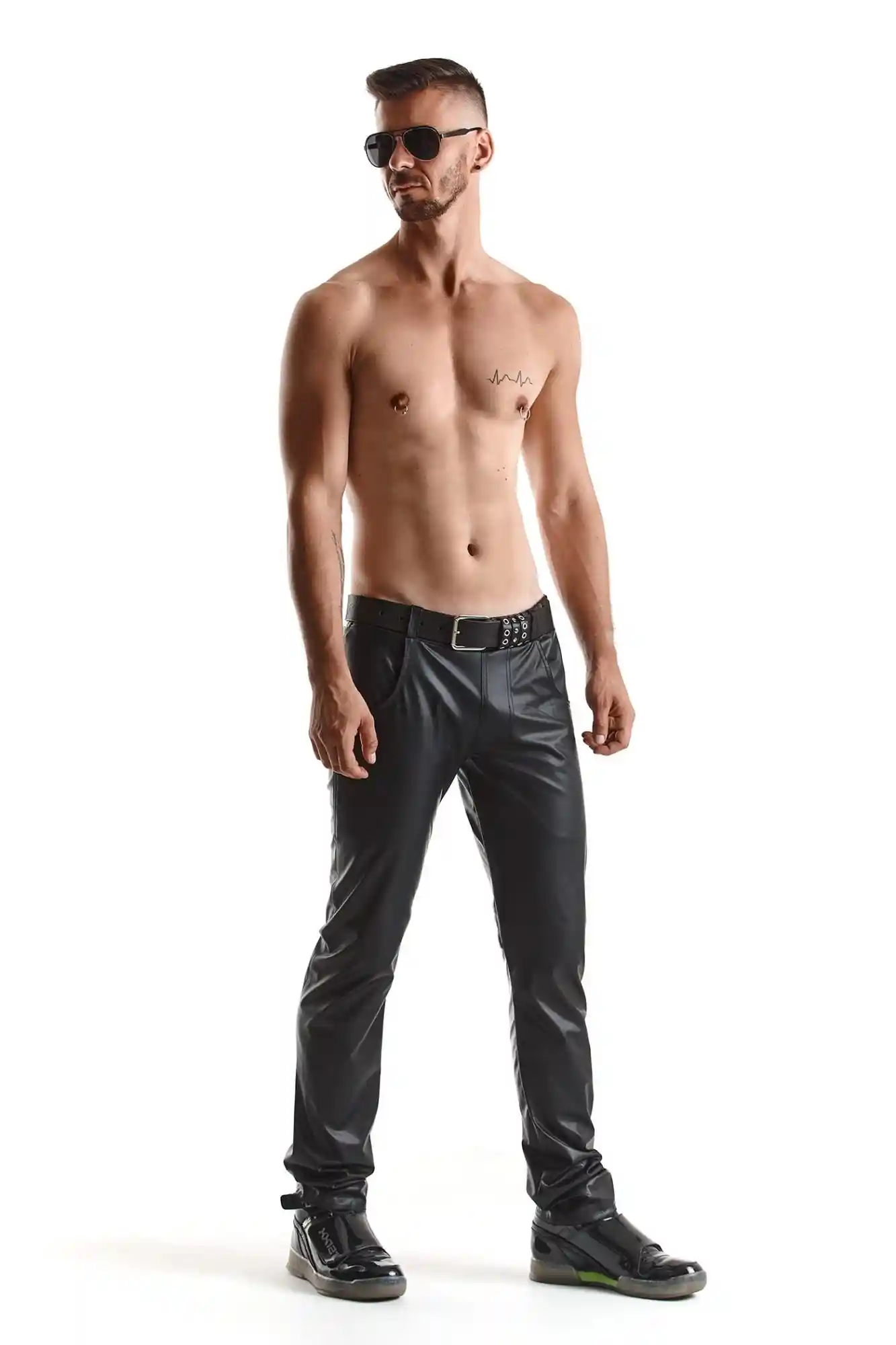 RMVittorio001 - black trousers - M - obrazek 3