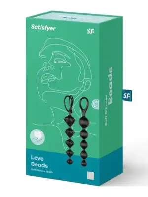Koraliki Analne Satisfyer Love Beads (czarne)