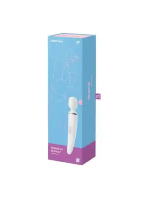 Wibrator - Satisfyer Wand-er Woman (White/Chrome)