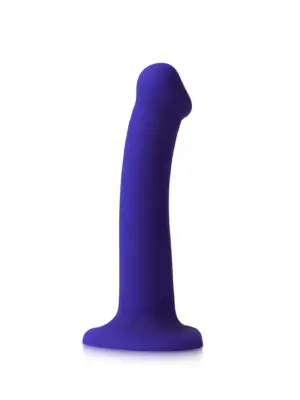 GLOW-LED DILDO PURPLE - M