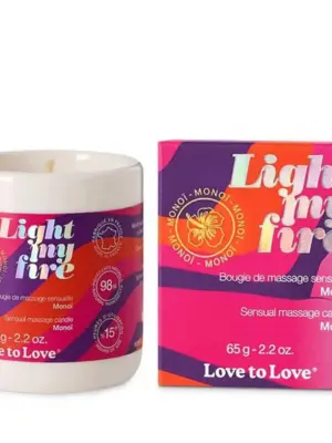 LIGHT MY FIRE - MASSAGE CANDLE - MONOI 65G / 2.2OZ.