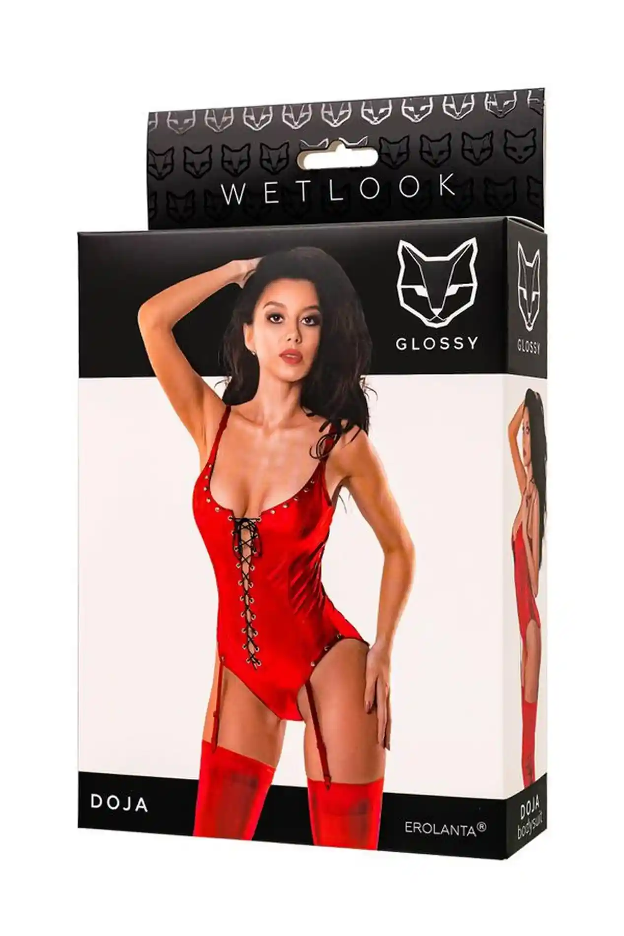 Wetlook Doja bodysuit - red L - obrazek 7