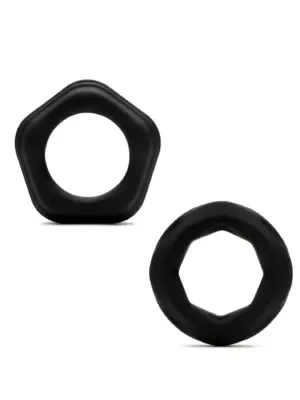 Classic Silicone Cock Rings - 2 Pack