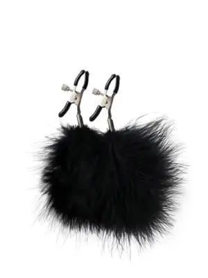 Feather nipple clamps with adjustablepressure, and soft comfortable pads