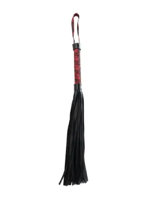 Red & black flogger