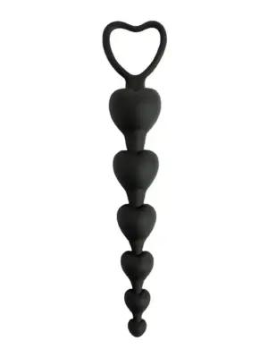 ANAL BEADS black heart