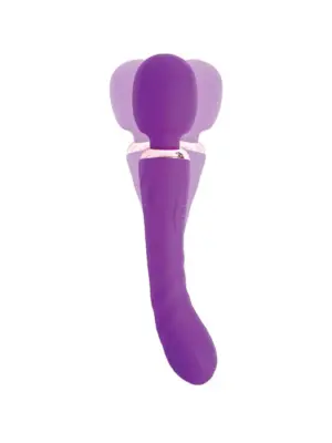 Purple clitoral and G-spot vibrator