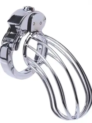 Stainless Steel Penis Cage 2 with Advanced Locking Mechanism