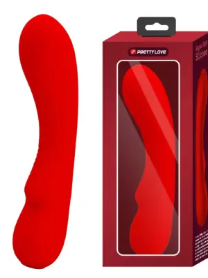 PRETTY LOVE - Matt  Red 12 vibration functions Memory function
