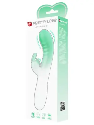 PRETTY LOVE - Cerberus, 30 vibration functions 30 licking settings, Silicone ABS, USB rechargeable