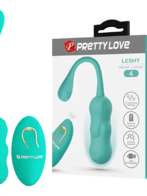 PRETTY LOVE - LESHY Dream Chaser 4, Green, 12 vibration functions Wireless remote control