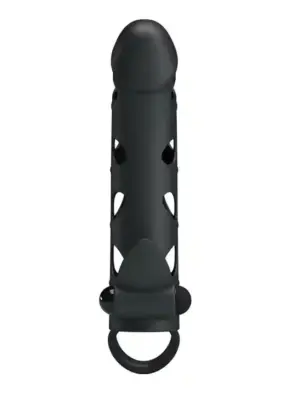 PRETTY LOVE - Vibrating Penis Sleeve with Ball Strap