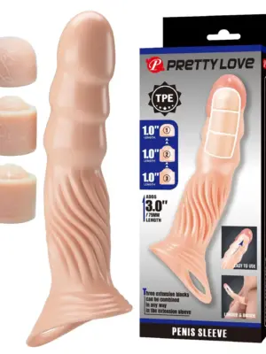 Pretty Love 3.0" Adjustable Penis Sleeve Extender