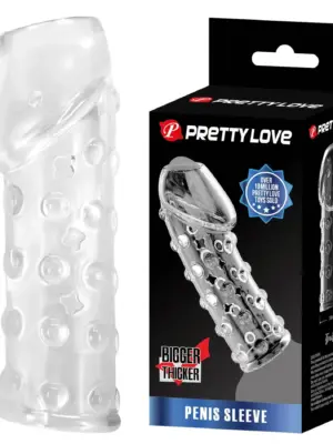Nakładka na Penisa PRETTY LOVE, TPE, Wodoodporna