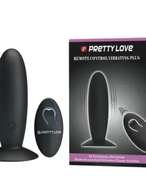 PRETTY LOVE - REMOTE CONTROL VIBRATING PLUG 12 function