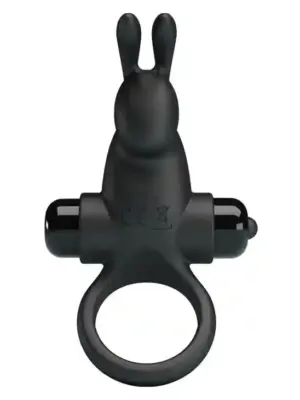 PRETTY LOVE - VIBRANT PENIS RING I Black