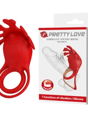 PRETTY LOVE - VIBRATION PENIS RING, Ruben, 7 vibration functions