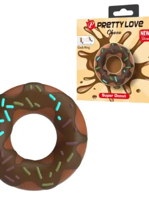 Pretty Love Choco Super Donut Silicone Cock Ring