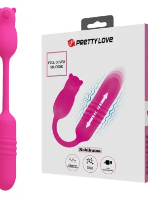 PRETTY LOVE - Nobikuma, 3 vibration functions 3 thrusting settings