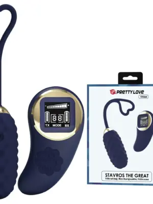 PRETTY LOVE - Vivian Blue, 10 vibration functions 9 speed levels Wireless remote control