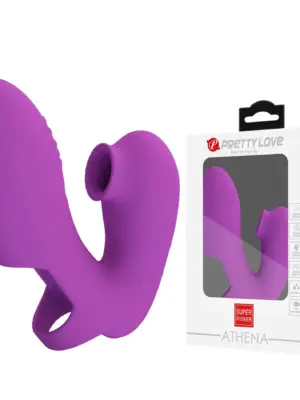 PRETTY LOVE - Super Finger ATHENA Purple, 7 vibration functions 7 tapping functions Memory function