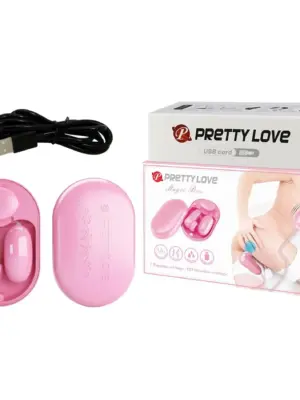 PRETTY LOVE - Magic Box Pink, 12 vibration functions 7 tapping functions