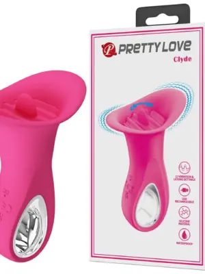 PRETTY LOVE - Clyde, 12 vibration functions 12 licking settings